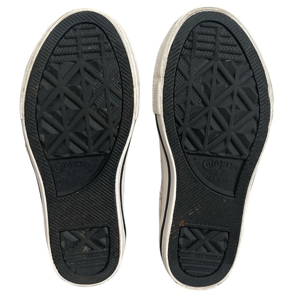 Converse Ox White Hyper Orange Girls Size 12 Converse All Star Chucks Low Tops - Picture 11 of 16